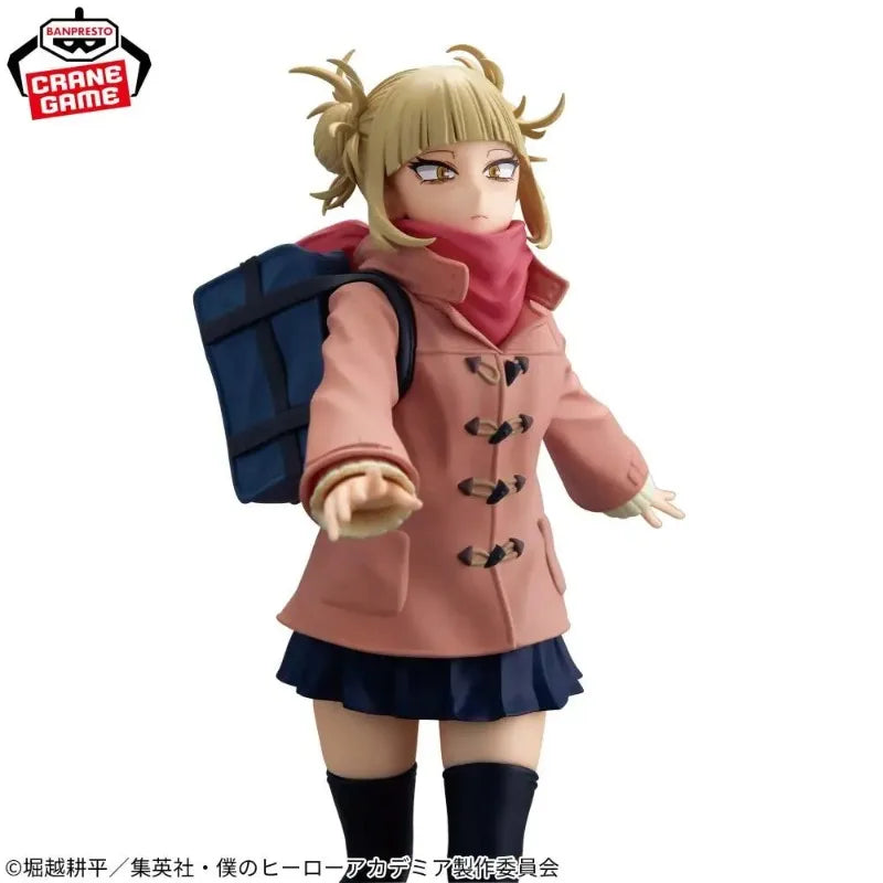 In Stock BANPRESTO My Hero Academia GLITTER&GLAMOURS Duffel Coat Himiko Toga Figure Anime Model Genuine Boxed Toy WY