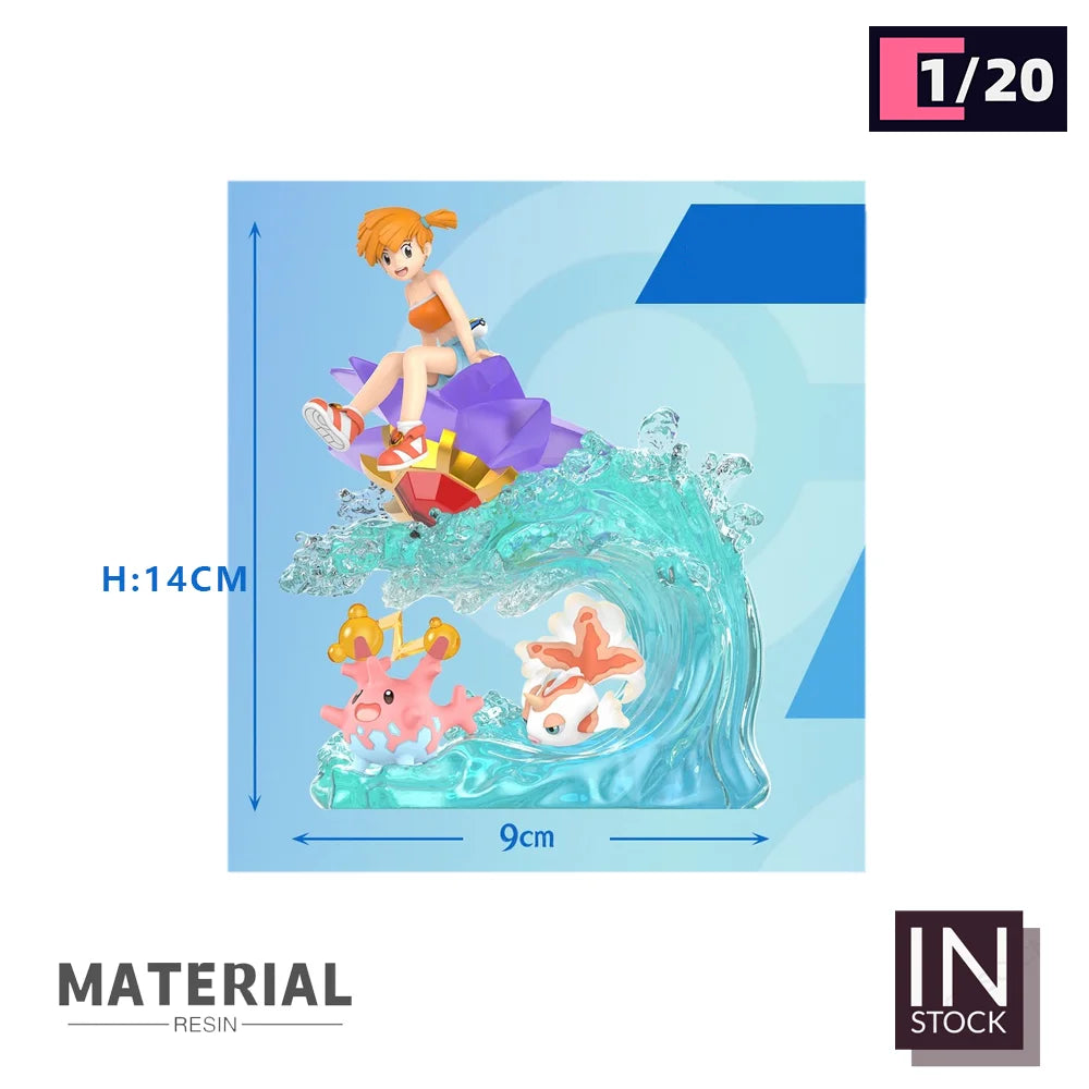 [IN STOCK]1/20 Scale World Figure [Lucky Wings Studio] - Shiny Staryu & Starmie & Corsola & Luvd & Misty & Manaphy & Bulbasaur
