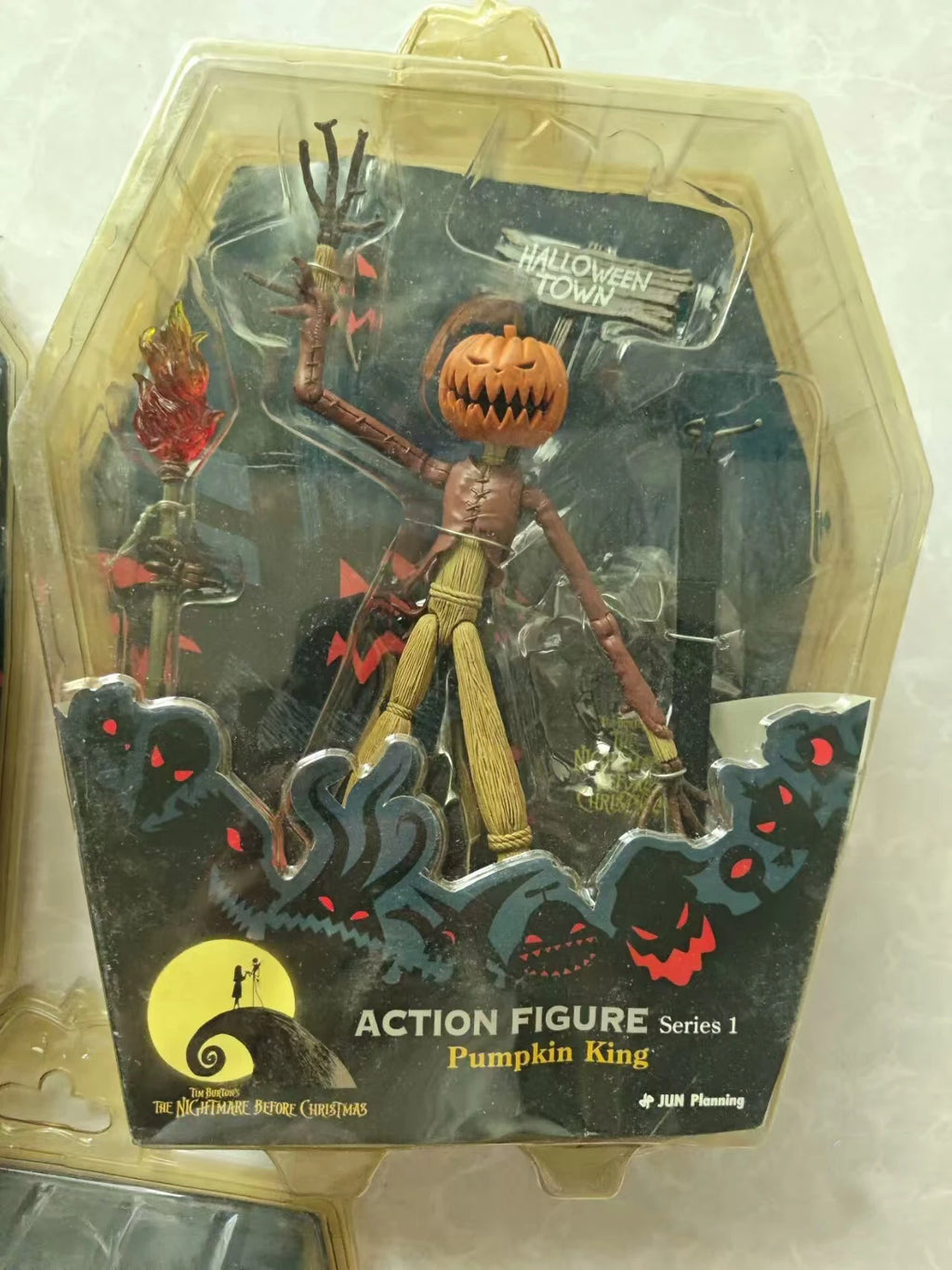 Disney Jun Planning Nightmare Before Christmas Series 1 Action Figure - Santa Jack & Dr.Finklestein  Gift Halloween 5 pcs