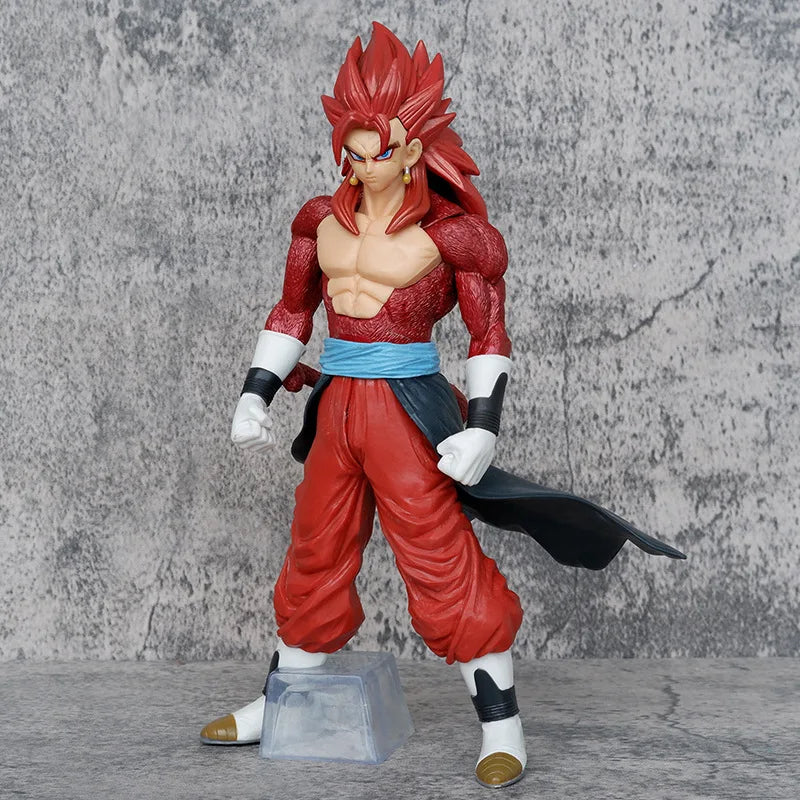 Anime Dragon Ball Z Super Saiyan 4 Son Goku Vegetto Battle Ver. GK PVC Action Figure Statue Collection Model Kids Toys Doll 27cm