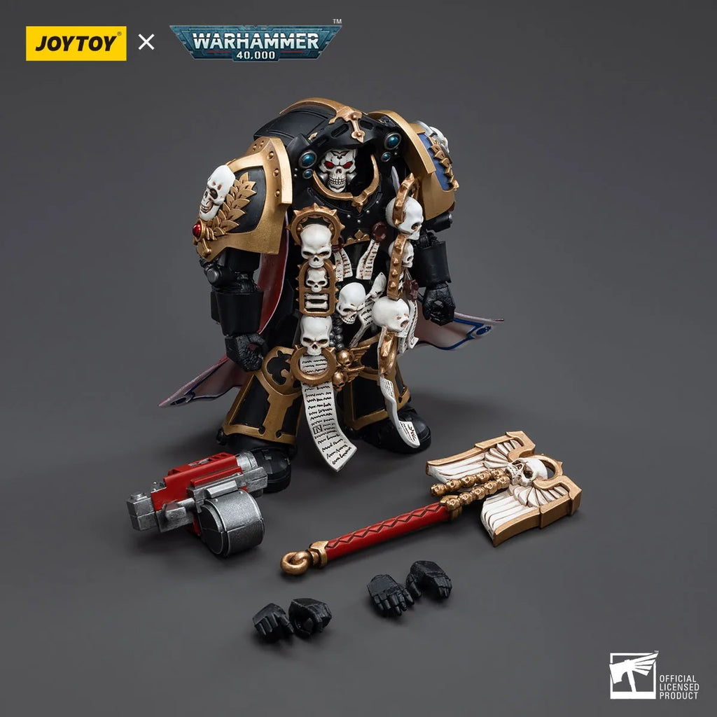Joytoy Warhammer 1/18 Actionfigur Terminator Chaplain Bruder Vanius Modell Spielzeug Jungen Geschenk 3,75 Zoll
