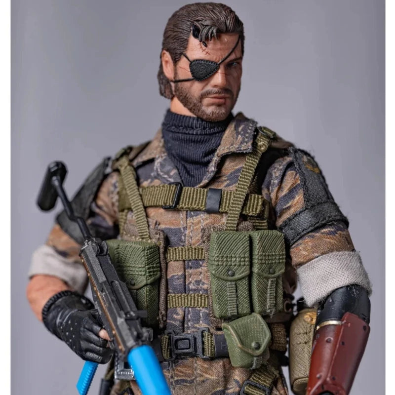 Metal Gear Solid The Phantom Pain Ishmael 1/12 Old Snake Action Figure Desktop Ornament Birthday Gift