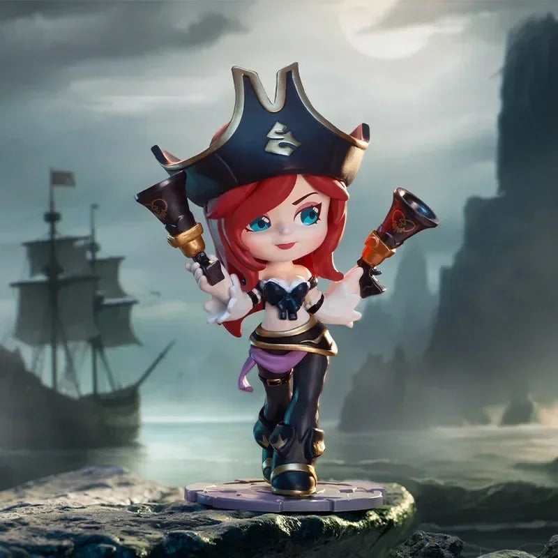 POP MART The League of Legends Classic Character Series Blind Box Toys Kawaii Anime Action Figure Surprise Mystery Box Doll Gift