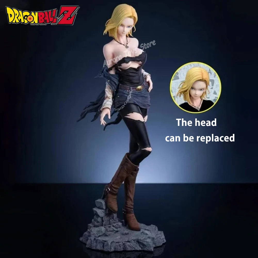 30cm/11.81in Anime Dragon Ball Z Figure Android 18 Action Figure Pvc Statue Collection Decoration Toys Gifts