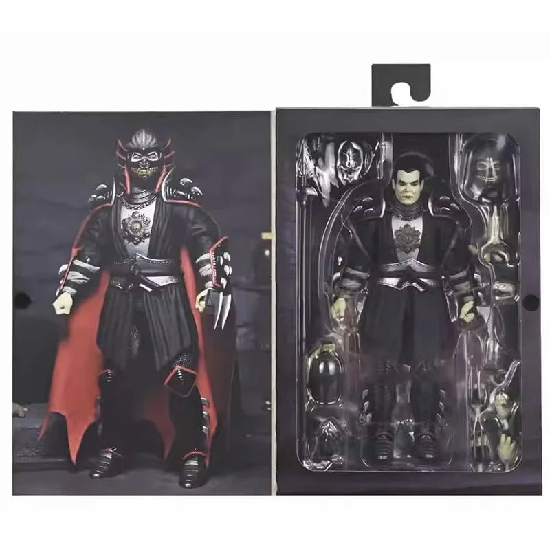 NECA TMNT Universal Monsters Action Figure Teenage Mutant Ninja Turtle Shredder As Dracula Figuras 7-Inch Movable Model Original