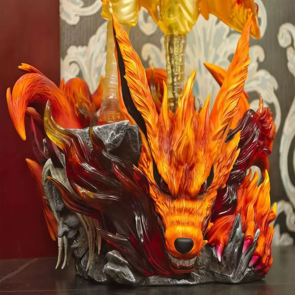 Neue 30 cm große Naruto Giant Wave Watergate Uzumaki Naruto Anime-Statue Modell GK Spielzeugpuppen-Sammlerstück Peripherie Jungen Geburtstagsgeschenk
