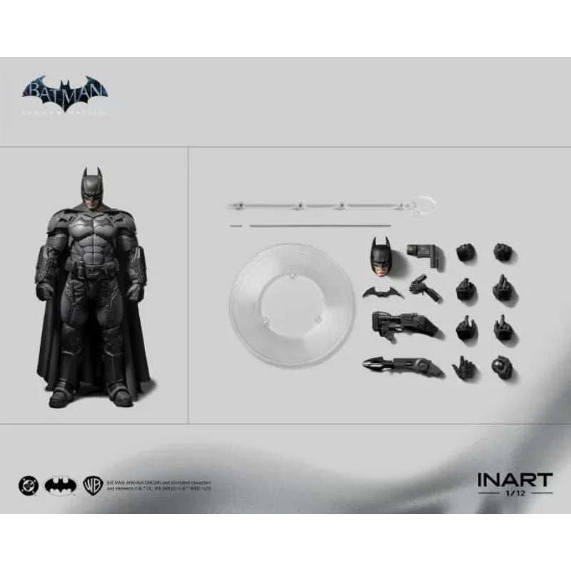 PreSale INART Batmen  Arkham Origins 1/12 Scale Action Figure Collection Hobby Full Set Collection Gift Accessories