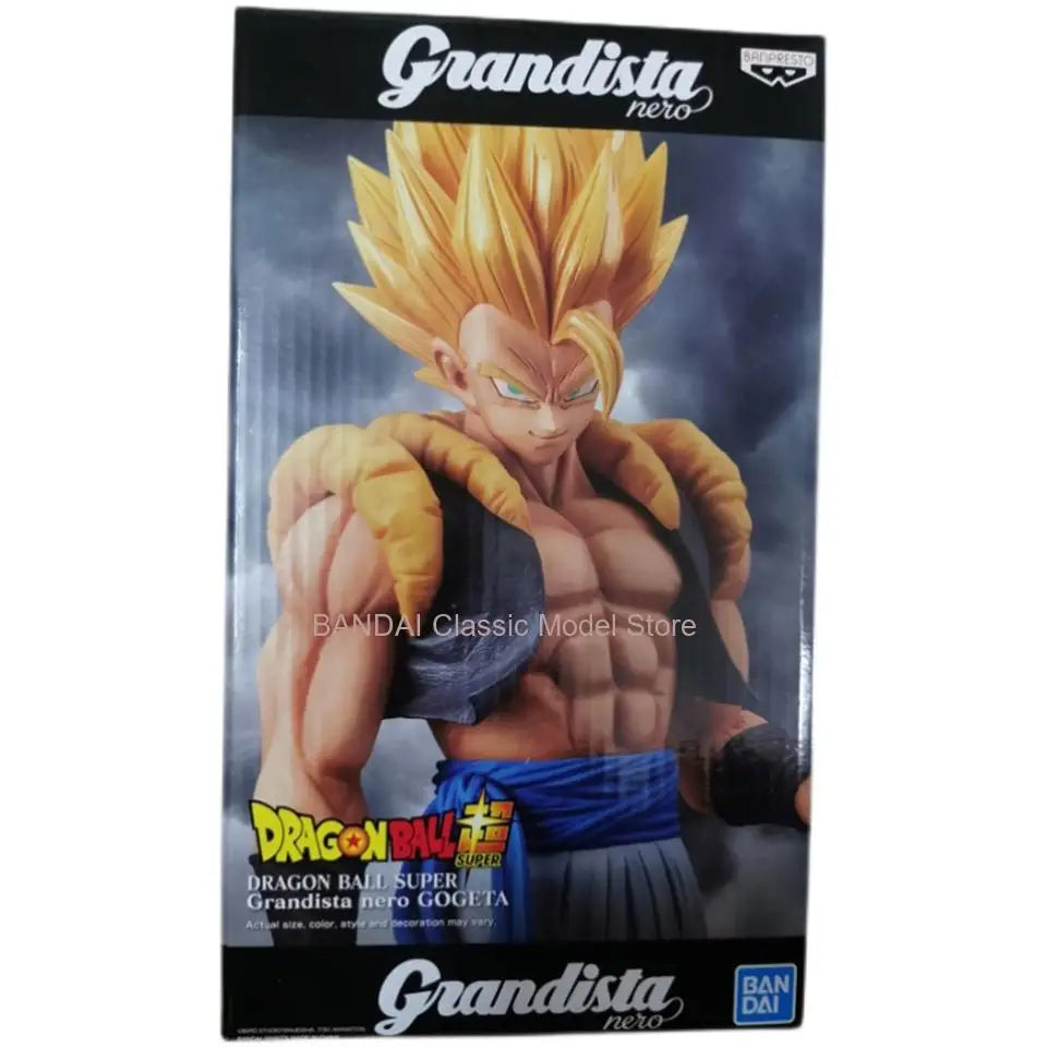 100% Original Genuine Banpresto Dragon Ball Z Grandista Nero 28cm Gogeta Action Figure Model Toys Figurals Brinquedos