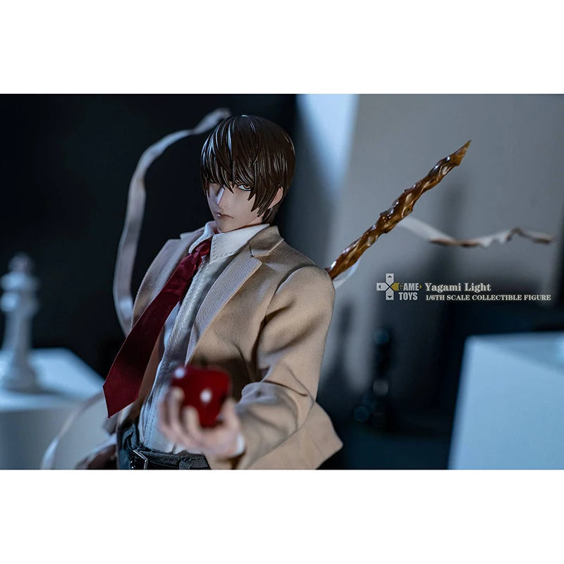 Original Gametoys GT008UP 1/6th Death Note Yagami Light Kira Half Body Silicone Body Version In Stock Anime Action Figures Toy