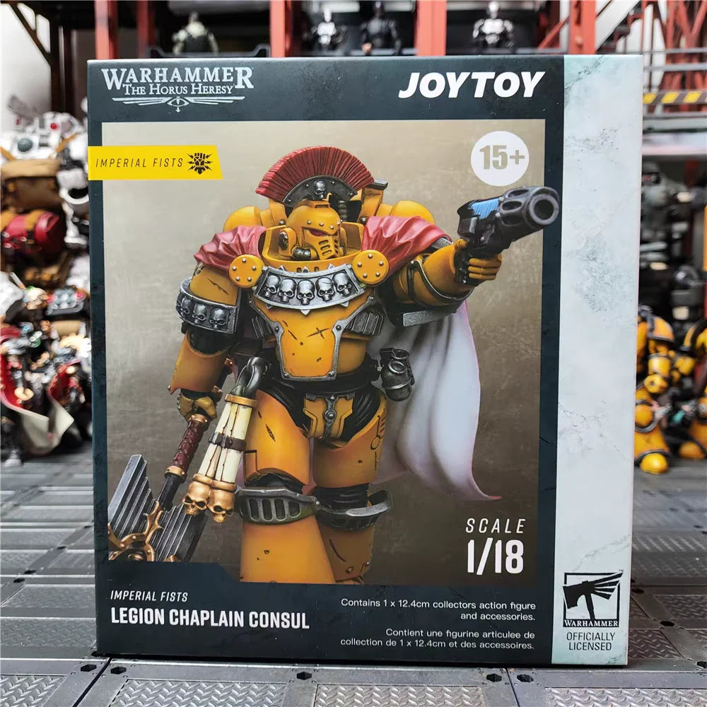 【In Stock】JOYTOY Warhammer 40K Horus Heresy Imperial Fists MKIII Legion Marauder Squad 3.75 Movable Soldiers 1/18 Action Figur