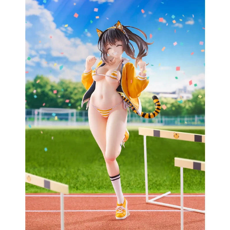 Koikoi -Sakura- Original "Tiger Girl Mimei" - Soft-Touch Paint Figure, Fashionable Collectible (New Product, In Stock)
