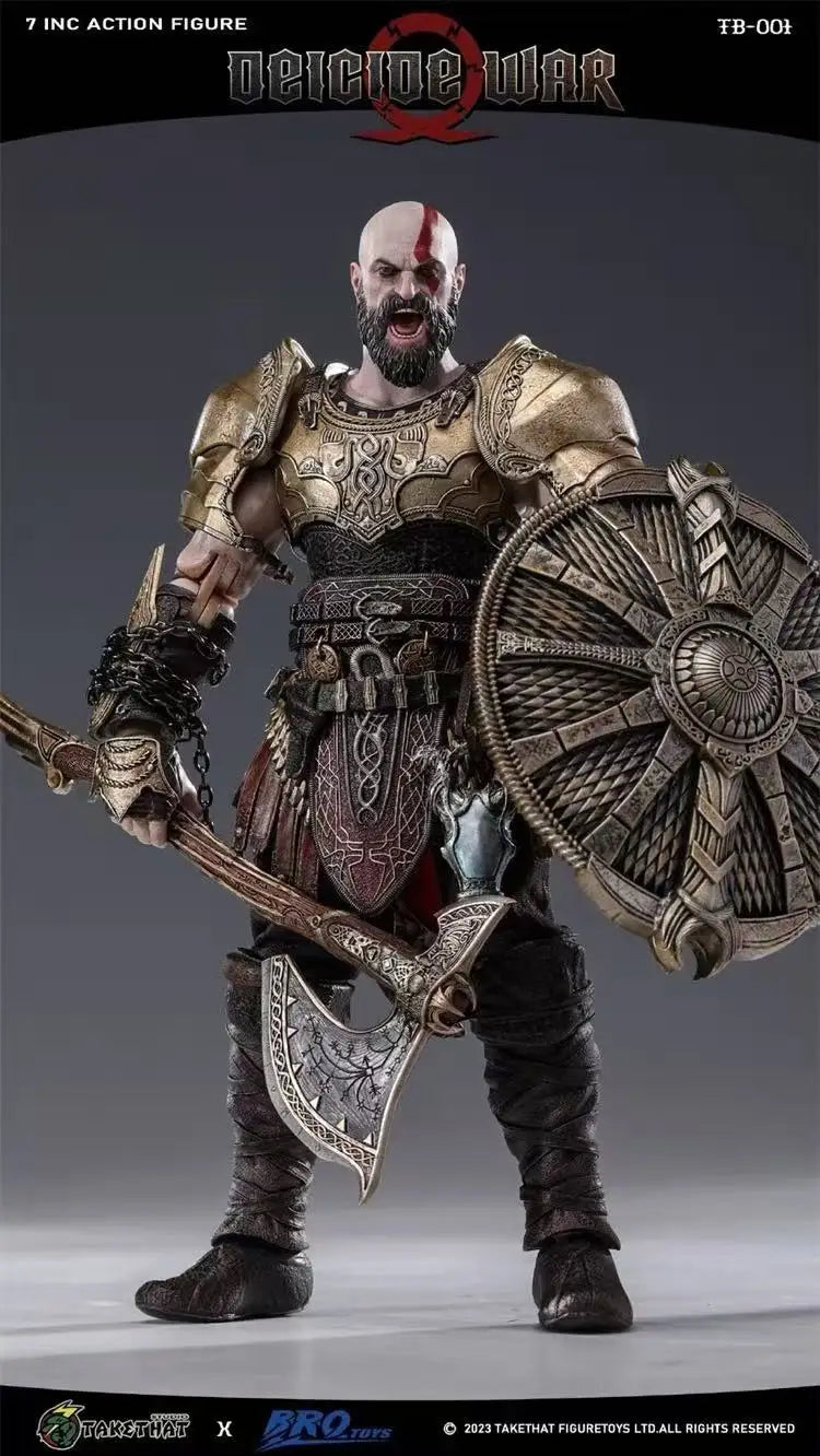 【Original】BROTOYS X Takethat TB001 Godslayer War‌ Kratos 1/12 Action Figure Model Toys