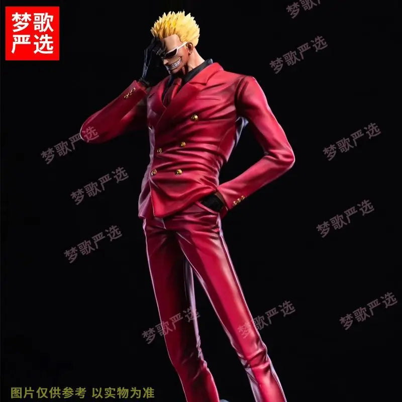 NEW 28cm ONE PIECE Anime Figures Donquixote Doflamingo Figures PVC Statue Collection Model Room Decoration Birthday Gifts Toys