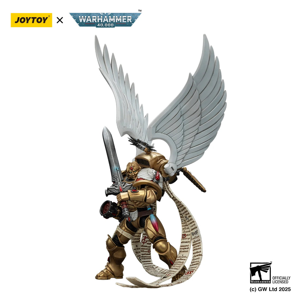 JOYTOY Warhammer40K 1/18 Action Figure Blood Angels The Sanguinor with Encarmine Broadsword figures Toys