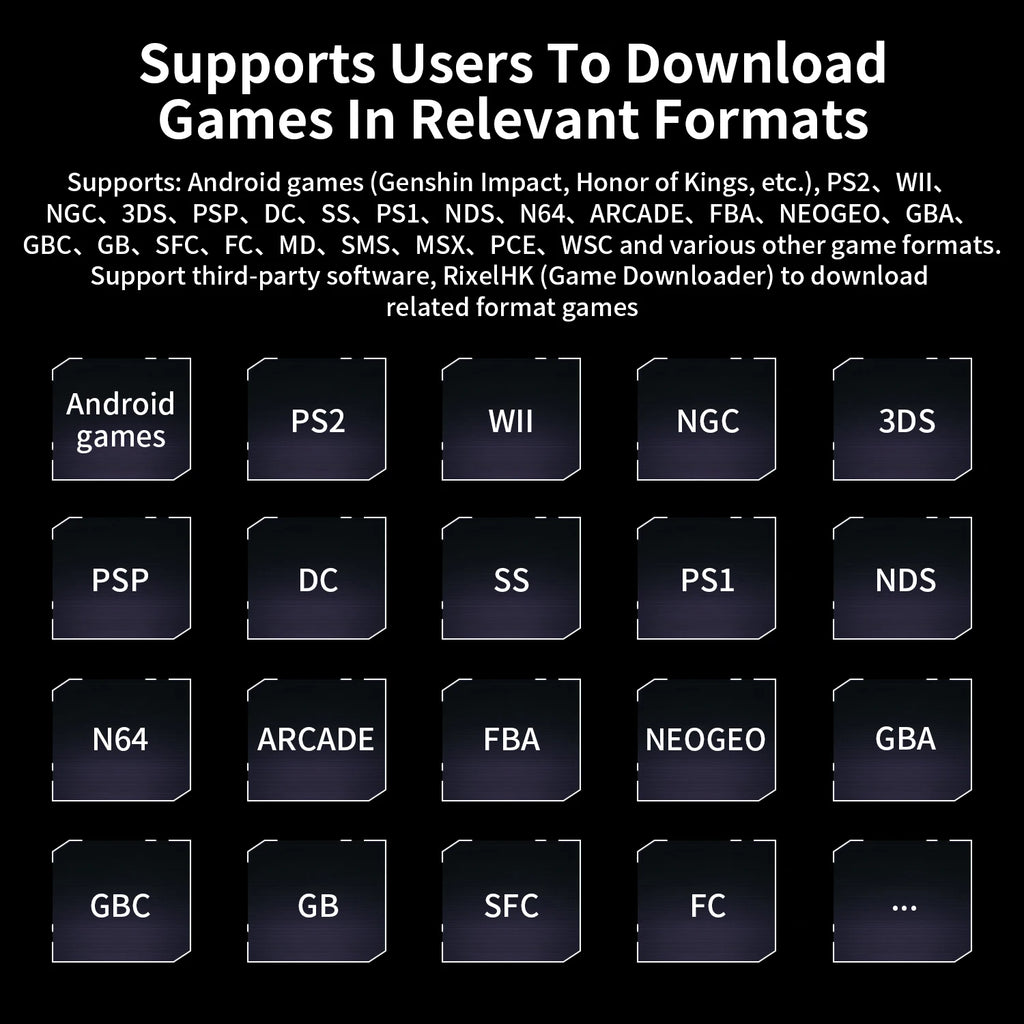 ANBERNIC RG 476H Android Handheld Game Console 4.7"HD Multi-touch Full Screen Hall Triggers Wifi Retro Video Games Player RG476H