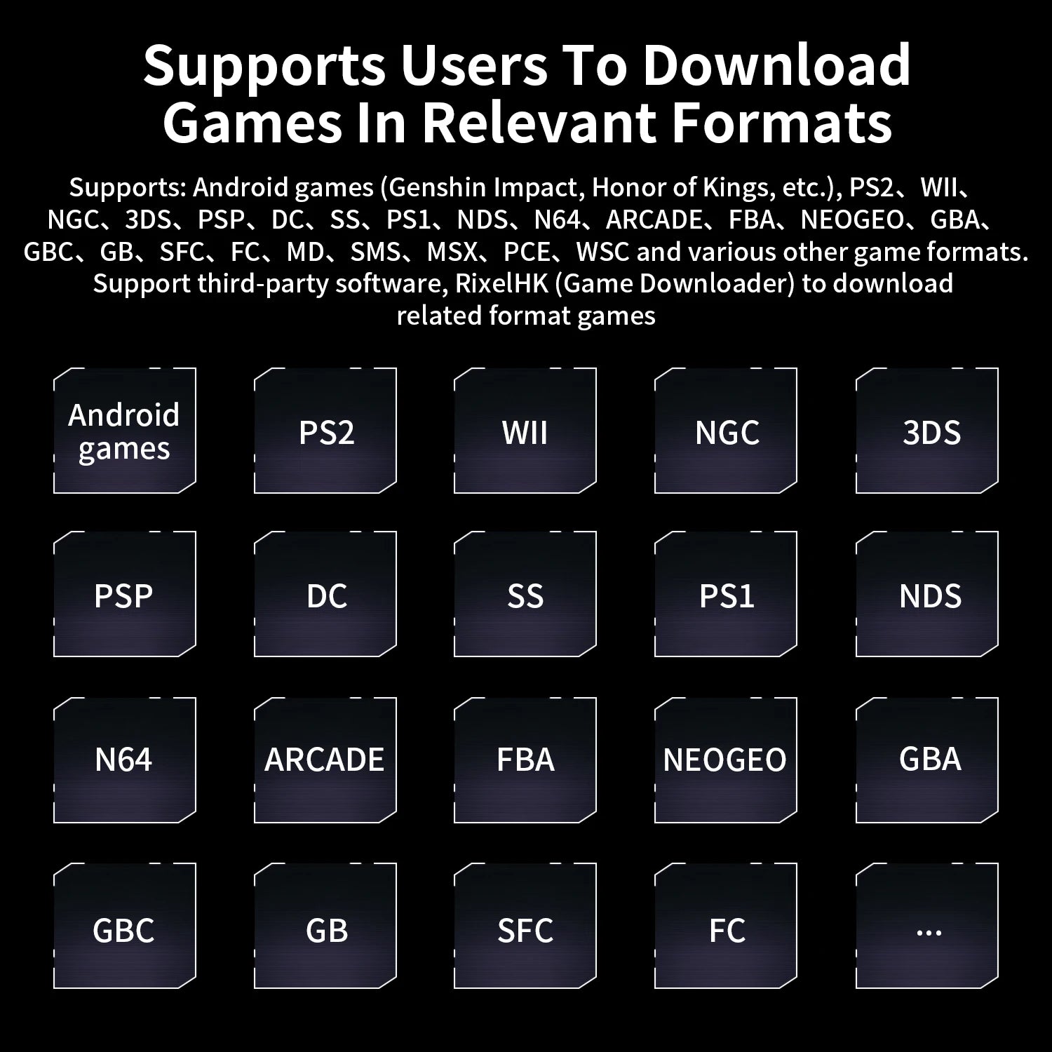 ANBERNIC RG 476H Android Handheld Game Console 4.7"HD Multi-touch Full Screen Hall Triggers Wifi Retro Video Games Player RG476H