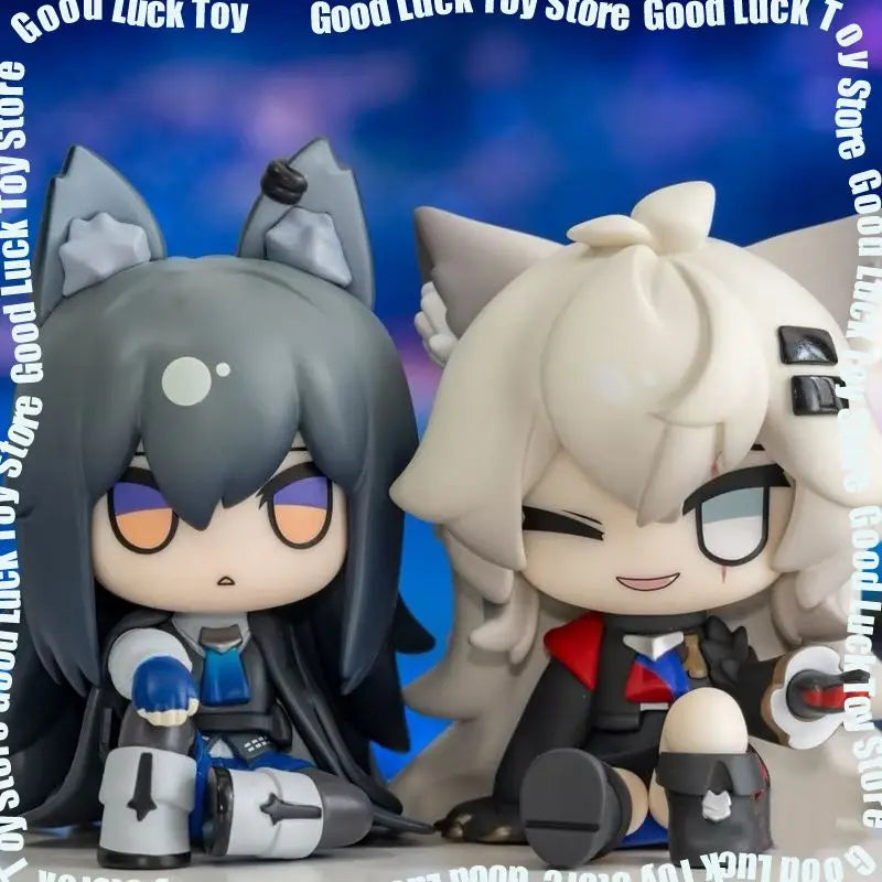 Arknights Mini Series Q-Version Figurine Carnival Night Desolate Lapland Silent Texas Desktop Figurine