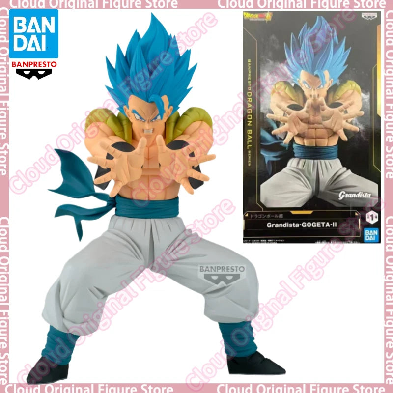 In Stock 100% Original BANDAI BANPRESTO Dragon Ball Chou Grandista Gogeta Pvc 25cm Anime Figure Collectible Model Toys
