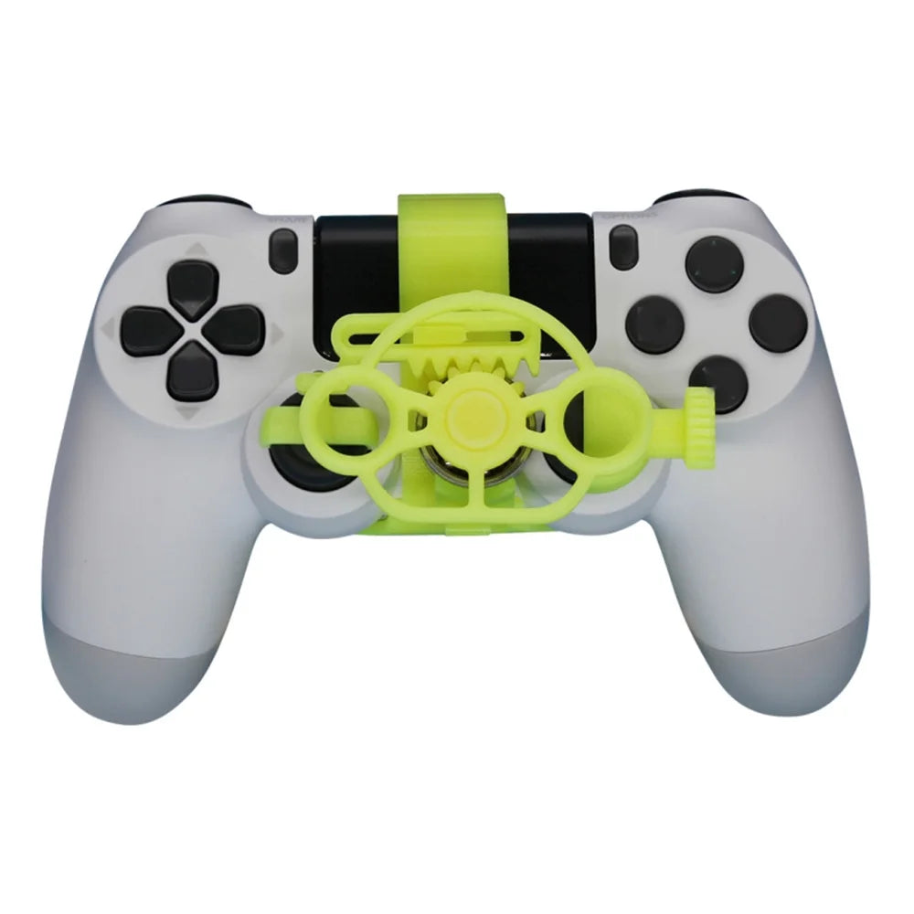 For PS4 Controller Racing Games Mini Steering 3D printing Wheel Auxiliary Controller Game Joystick Simulator Gamepad