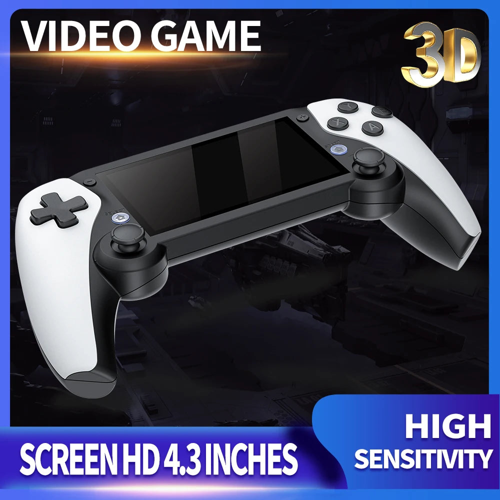 M25 Handheld Game Player Portable Retro Gaming Console 4.3” Screen 256G 70000+ Games for PS1 PSP N64 Play Anytime Anywhere
