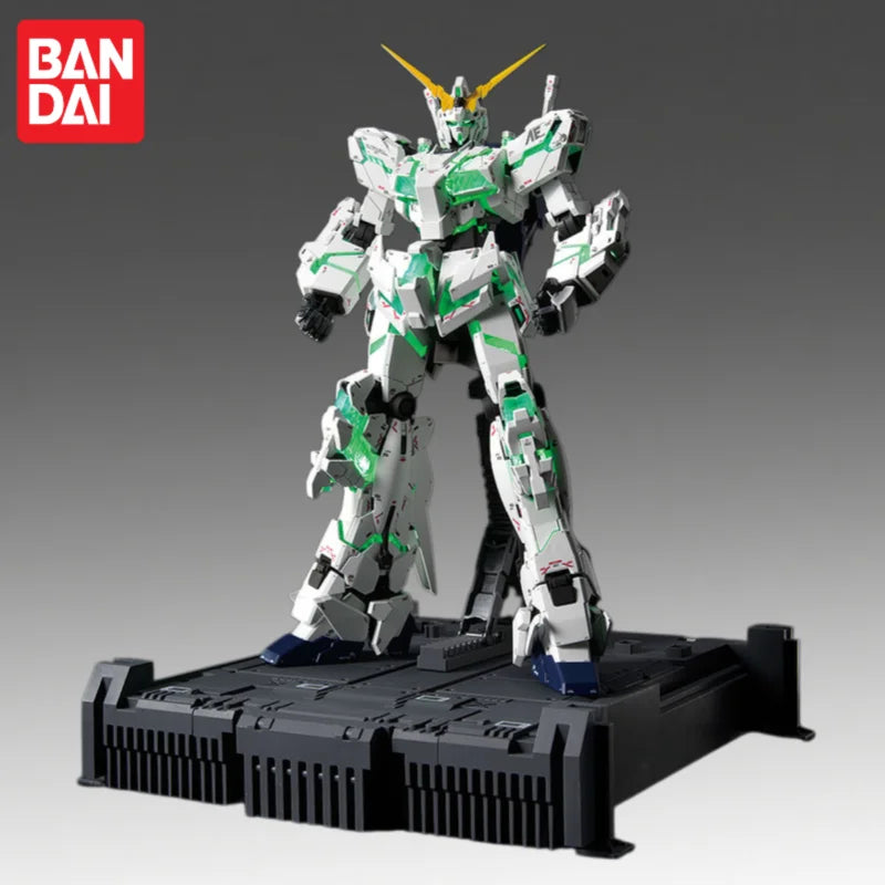 In Stock Bandai Original Mgex 1/100 Mgex-gundam Unicorn Gundam Action Figure Model Doll Brand New Boxed Anime Characters Toys