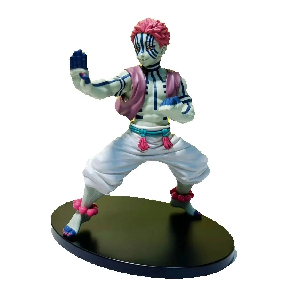 Anime Demon Slayer Figure Model Toy Juuni Kitsuki Akaza Battle Figure Doll Desktop Decoration Collection Gifts