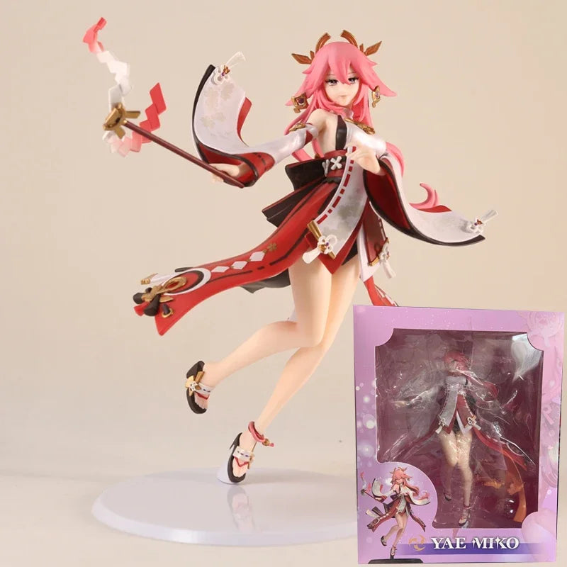 28cm Nilou Anime Figure Mona/Nahida Action Figure Raiden Shogun/Ningguang Figurine Collectible Model Doll Toys Gifts