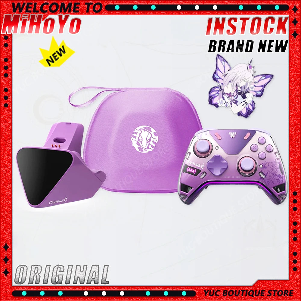 NEW miHoYo INSTOCK Honkai Star Rail Castorice APEX 5 Elite Gamepads Wireless Gamepad Force Feedback Bluetooth Game Controller