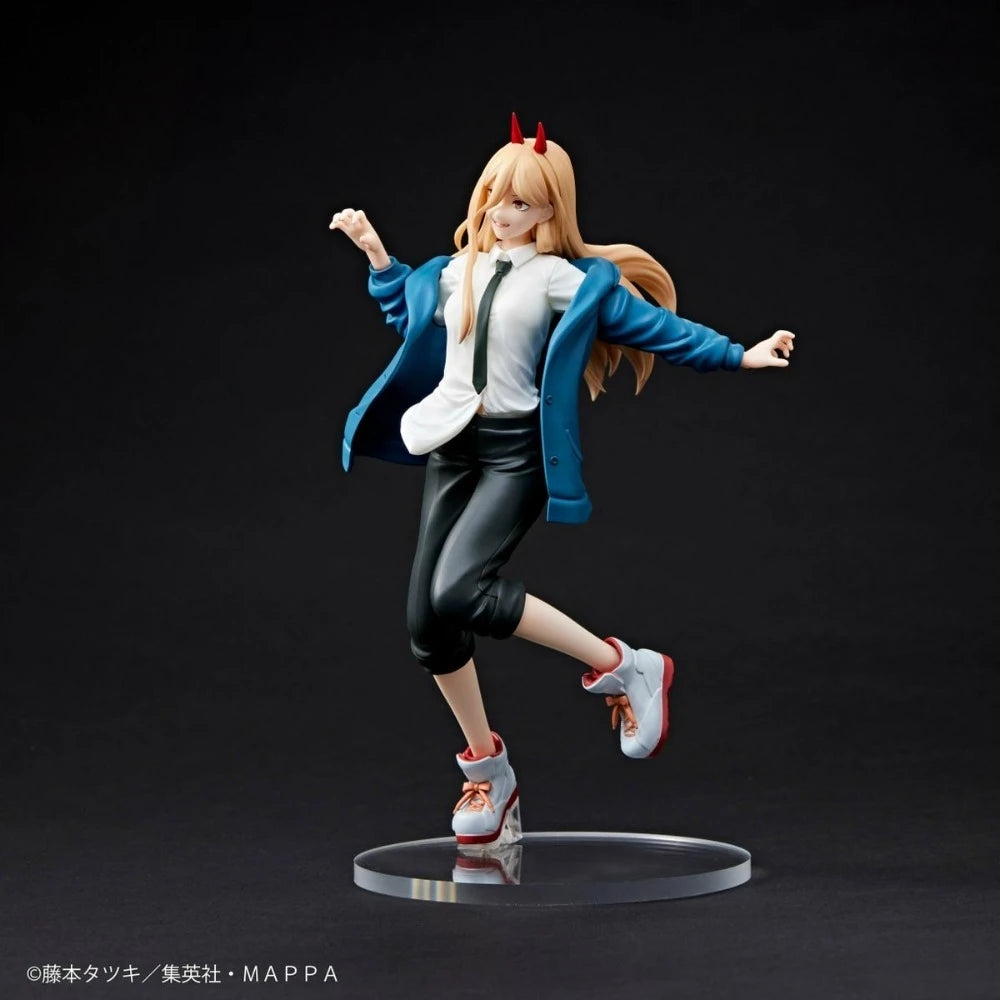 In Stock Taito Original Genuine Anime Girl Chainsaw Man Power Blood Demon 18cm Collections Model Toys Figure Birthday Gift