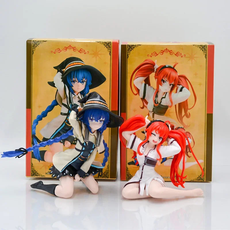 22cm Mushoku Tensei Jobless Reincarnation Sylphiette Anime Figure Roxy Migurdia/Eris Boreas Greyrat Action Figure Model Doll Toy