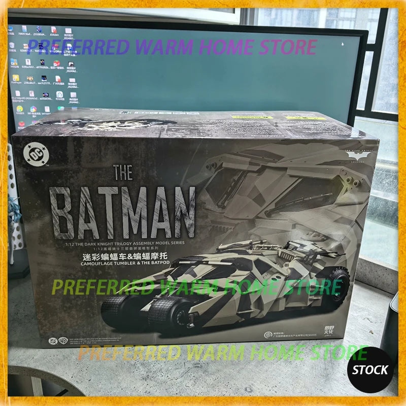 In Stock MODOKING The Dark Knight Batman Camouflage THE TUMBLER & THE BATPOD Assembling Movable Model 1/12 Original