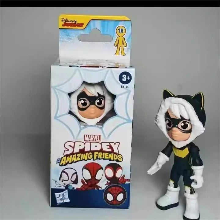 Superhero Adventures Spider-Man Spidey Man and His Magical Friends Q Version Action Figure Collectable Model Toy Gift