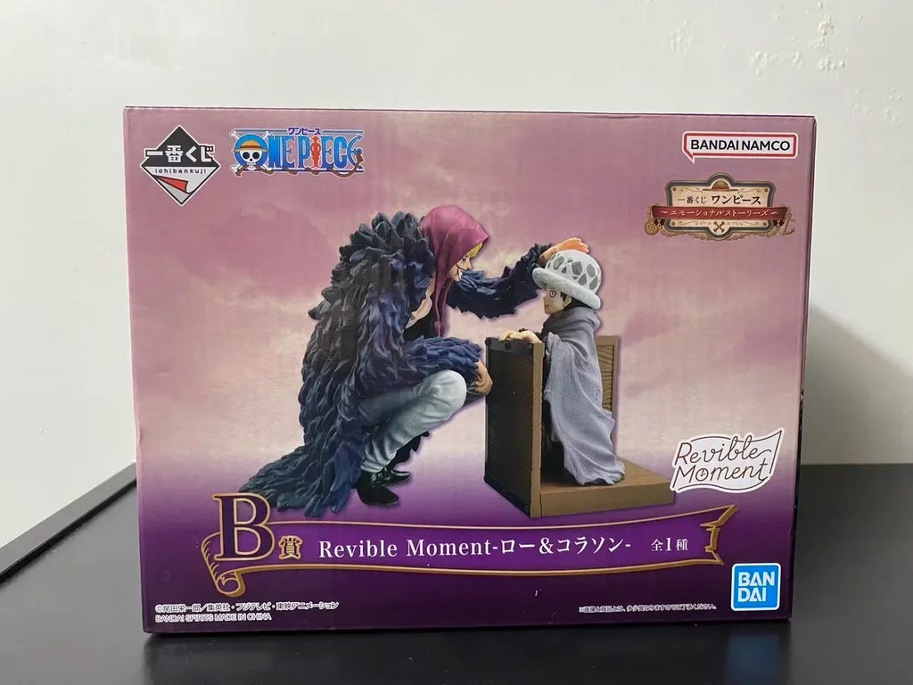 Bandai Original One Piece Anime Figure Ichiban Kuji Four Emperors Straw Hat Luffy Law Corazon Robin Olvia Yamato Xmas Model