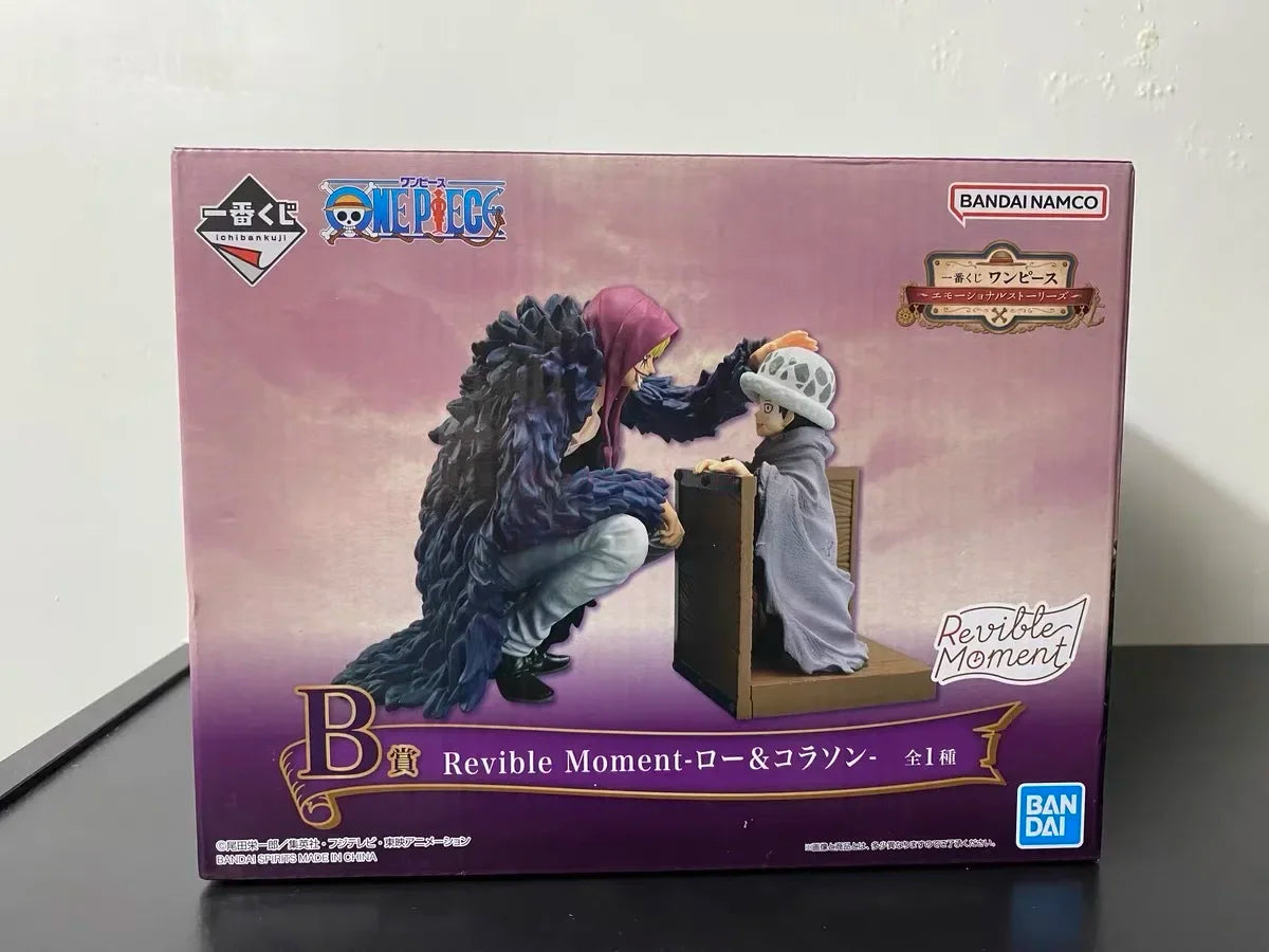 Bandai Original One Piece Anime Figure Ichiban Kuji Four Emperors Straw Hat Luffy Law Corazon Robin Olvia Yamato Xmas Model
