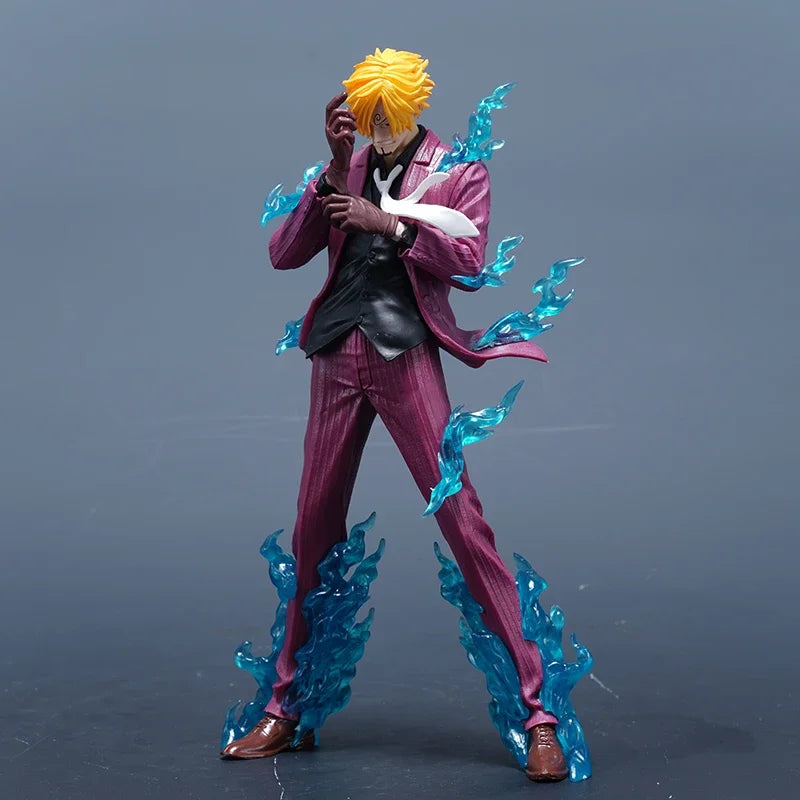 One Piece Figure Sanji Anime Figures VinSmoke Sanji Figurine Devil Foot Statue Pvc Model Collection Decor Toy Birthday Gift
