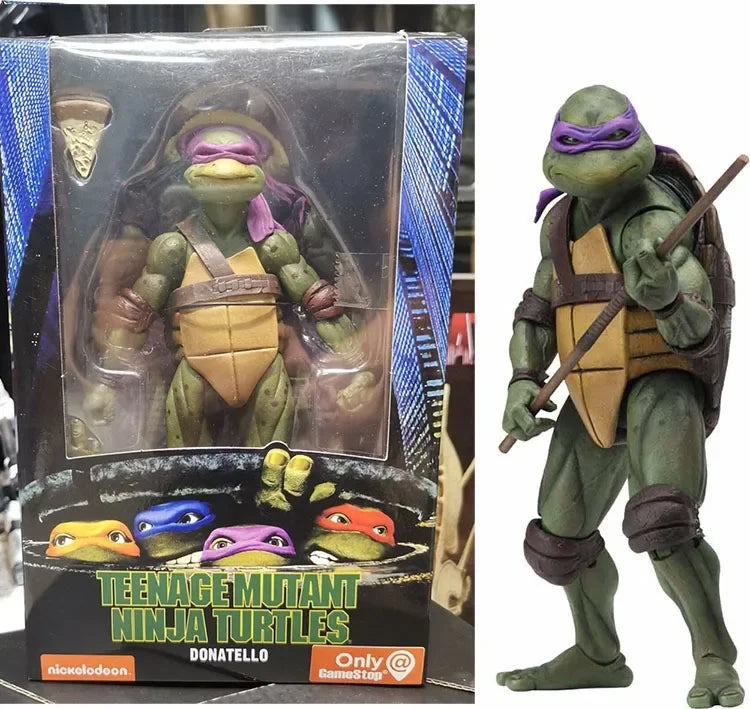 Ninja Turtle Anime-Actionfigur Neca 1990 Filmversion Limitierte Auflage, PVC-Zustand, zum Jubiläum präsentiert