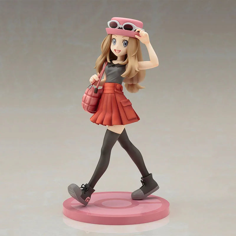 Original Kotobukiya ARTFX J Pokémon Serena Fennekin PVC 20CM Anime Figure Collectible Model Doll Statuette Ornament Gift Toys