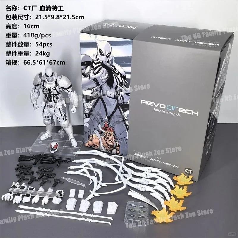 In-Stock Ct Toys Agent Anti Venom Amazing Yamaguchi Agent Venom Spider Man Figure Spiderman Anime Action Figure Model Gifts Toys