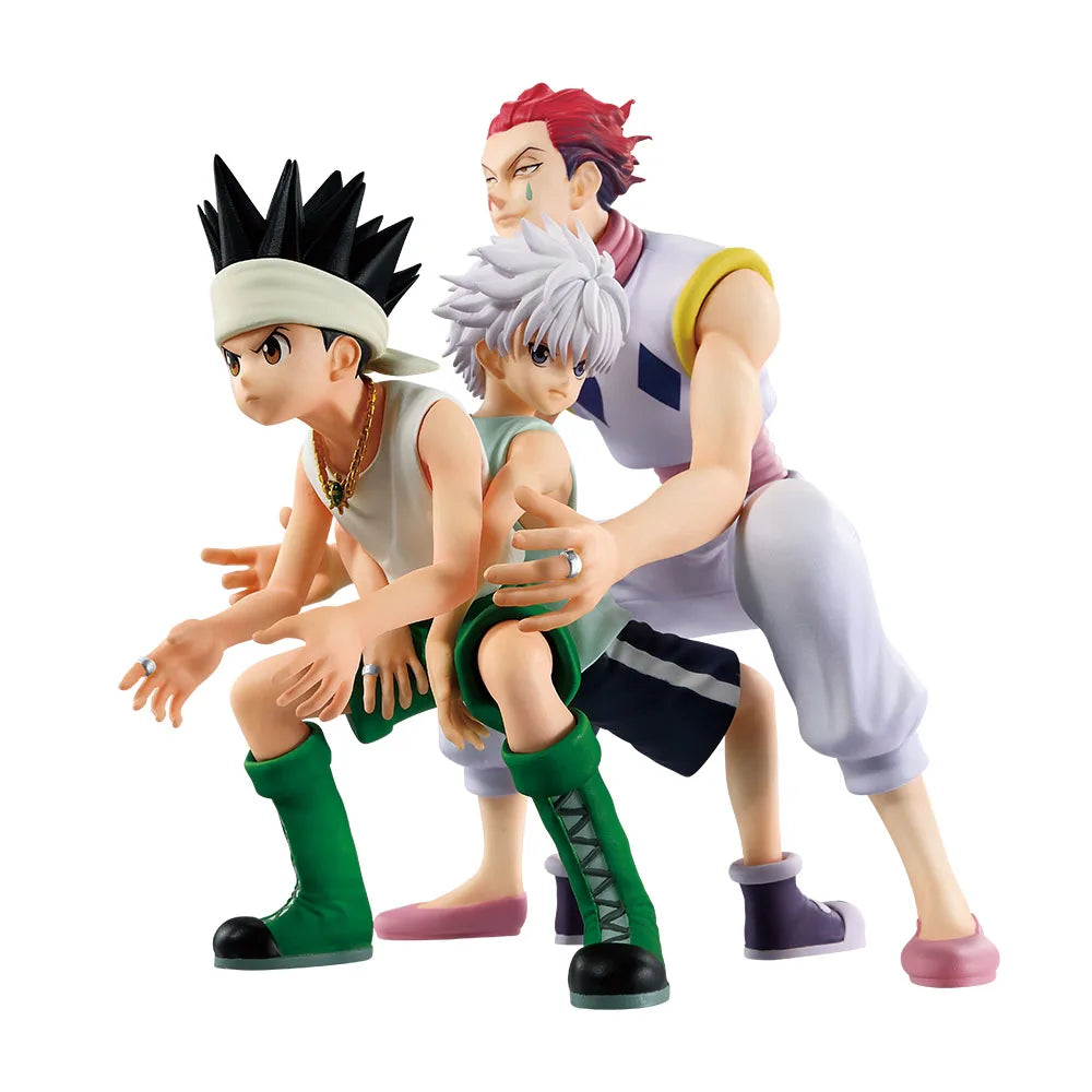 In Stock Original Bandai hunter hunter Ichiban KUJI GON FREECSS Killua Biscuit Hisoka Anime Figure Collectible Model Toys Gifts