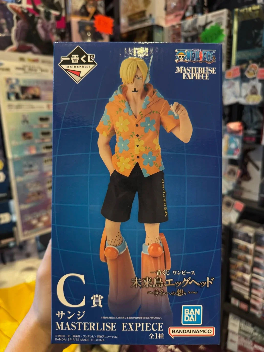 TYCTOYS BANDAI Ichiban Kuji One Piece Borsalino Luffy Sanji Bartholemew Kuma Future Island Egghead Anime Figure Toys Present