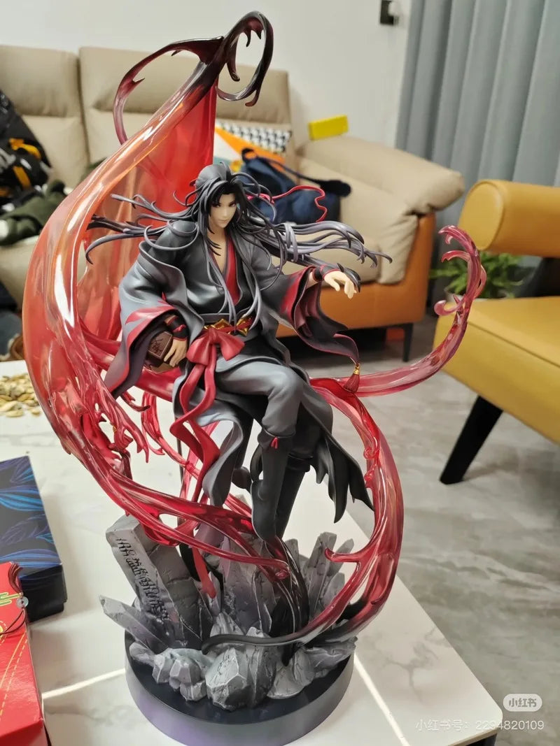 Genuine Mo Dao Zu Shi Wei Wuxian Action Figure Yi Ling Lao Zu Ver Large Mdzs Figure Anime Collection Pvc Anime Peripheral