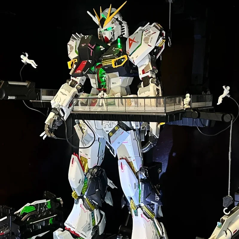 【IN STOCK】Daban 1/60 PG RX-93 V Metal Structure Action Figures Equipped With Floating Cannon Assembly Model Collect Kid Toys