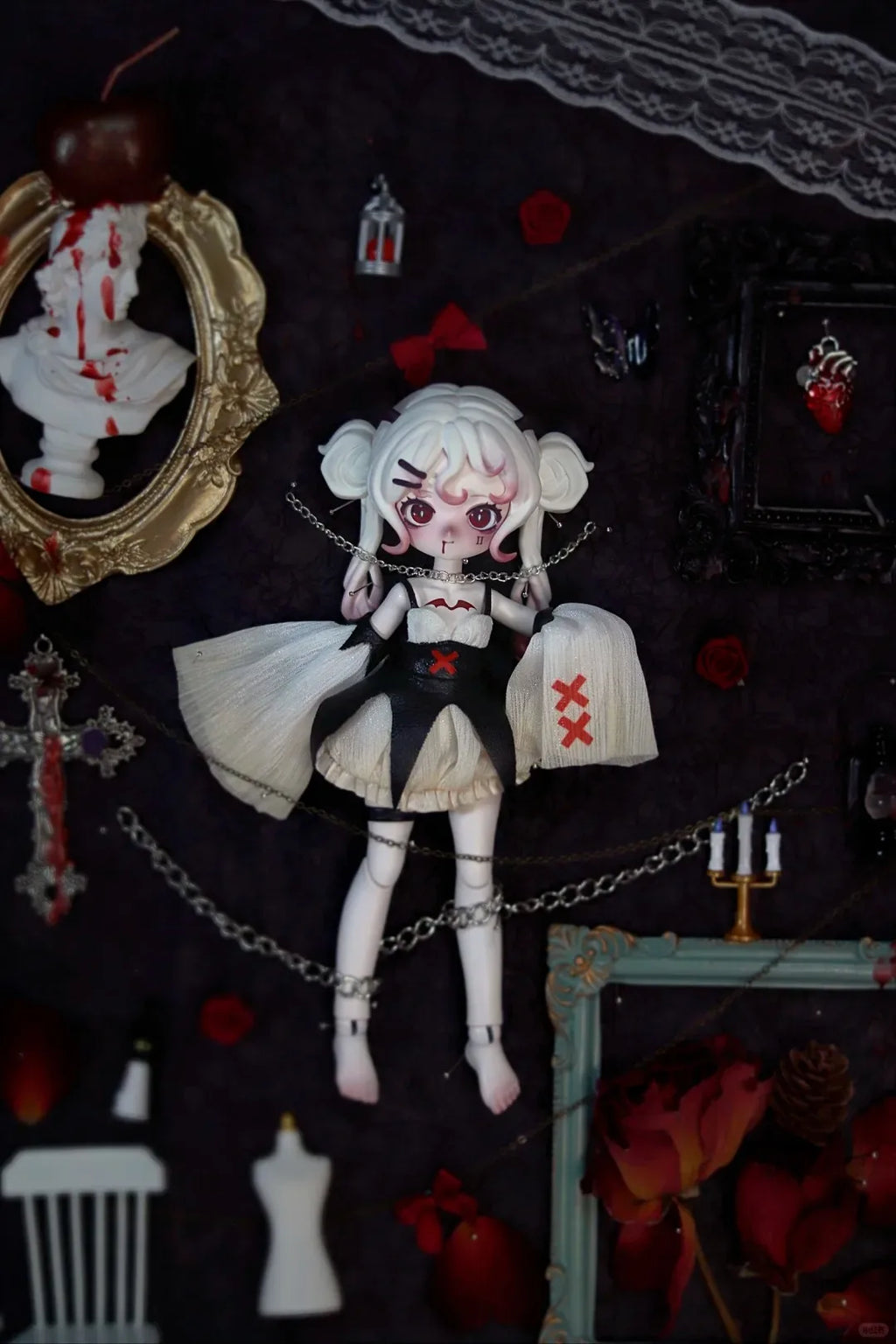Nyssa Freakish Nightmares Series Blind Box Movable Doll 1/12 Point BJD Action Figure Surprise Desk Ornament Collection Toy Gifts