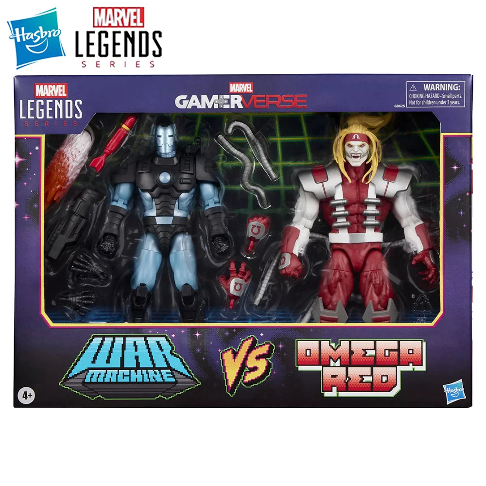 [In-Stock] Hasbro Marvel Legends Series Gamerverse War Machine vs Omega Red 2-Pack 15cm Comic Action Figure Anime Model Toys