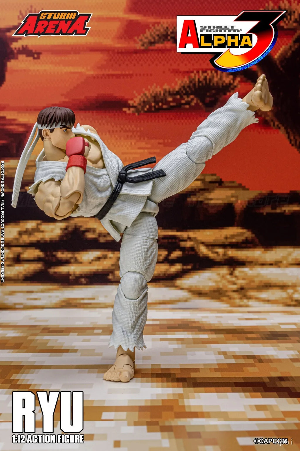 【In stock】Storm Collectibles Street Fighter Alpha 3 Ryu Hoshi 1/12 Scale Ornaments Animation Collection Gifts