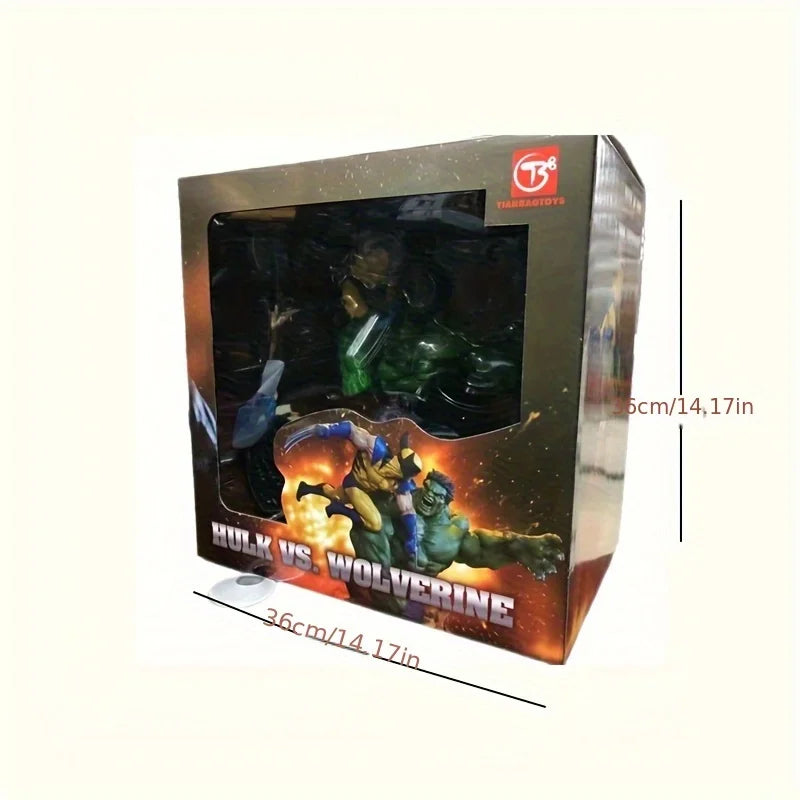 Marvel Superheroes Battle: Approximately 36cm Tall, Oversized Statue Figurine Desktop Ornament