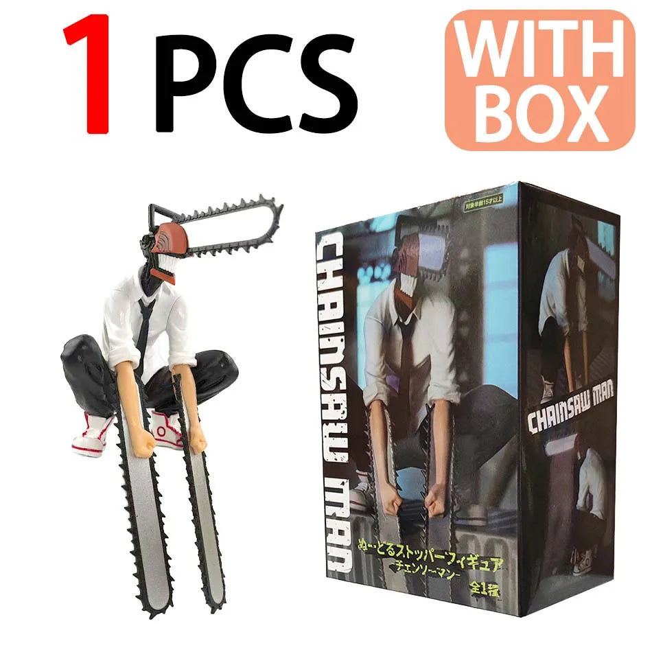 Neue Chainsaw Man Lacey/Power/Denji Anime Actionfigur PVC Chainsaw Man Noodle Stopper Figurine Erwachsenensammlung Modell Spielzeug