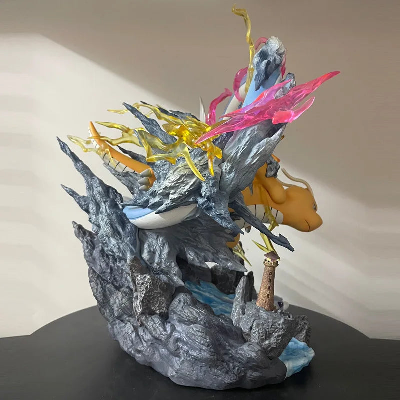 30cm Pokemon Dragonite Dragonair Dratini Action Figures Pvc Model Collection Statue Desk Doll Toys For Kids Birthday Gifts