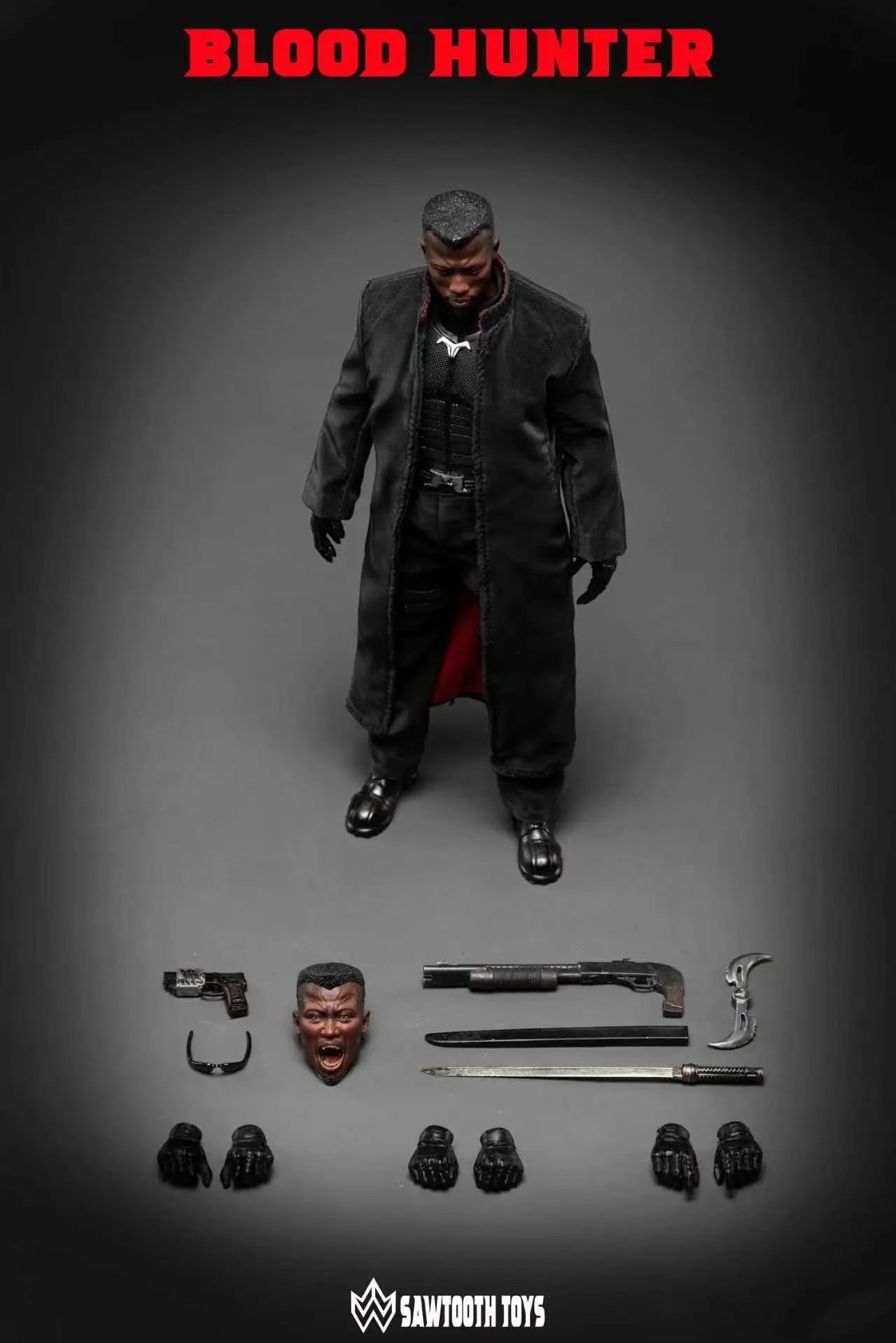 【IN STOCK】Original SAWTOOTH TOYS STM-20252 BLOOD HUNTER 1/12 Scale Action Figure Model Toy