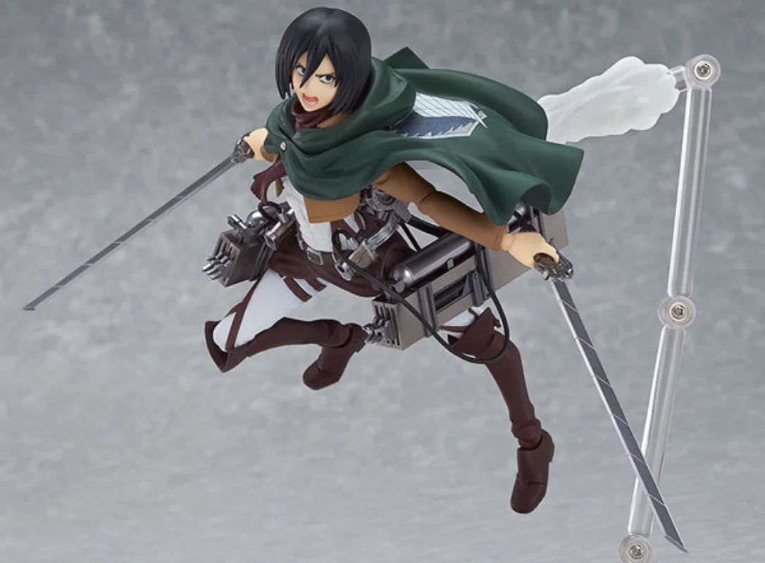 MF Original:Attack On Titan Erwin Smith Levi Eren Mikasa figma PVC Action Figure Anime Figure Model Toys Collection Doll Gift
